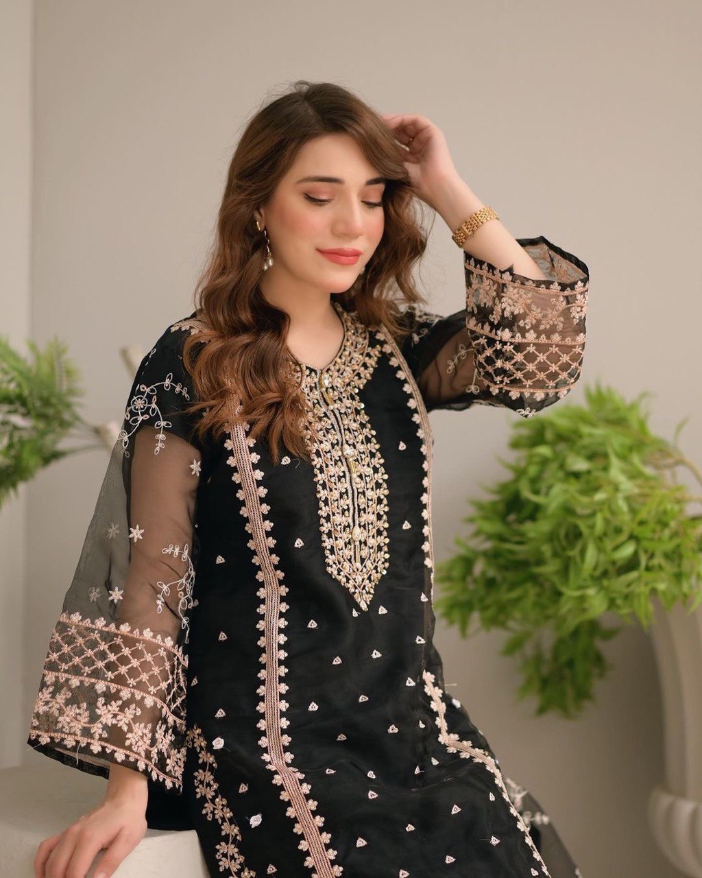 Black Color Party Wear Designer Dress Set – SANSKRUTI